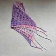 Chustka dziecięca na głowę, ręcznie robiona na szydełku, 18 m-cy do 4 lat