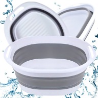 Miska Składana Silikonowa 2,5L Misa Pojemnik Kuchenny Turystyczny Okrągła