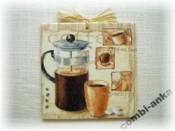 Robótkownia Kafelek obrazek 15x15 Kawa Kawiarka