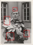 337N ŻOŁNIERZ WIENIEC FLAGA KLAMRA SWASTYKA NIEMCY RZESZA