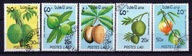 Laos . Znaczki pocztowe ( Flora - owoce ) 1989 r.
