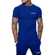 Komplet K3K Store - Koszulka i Spodenki, Kolor Niebieski, Rozmiar S-XXL