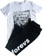 Komplet_t-shirt + spodnie r.134_H&M