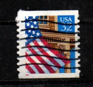 Znaczek 32c Flaga nad Gankiem1996r.USA