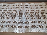 Bieżnik serweta szydełkowa serwetka jednorazowe misterne cacko 50x30