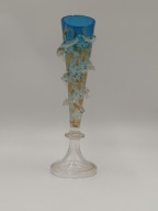 WAZON DEKORACYJNY SZKLANY FLET STYL CAMBRIDGE GLASS WILDFLOWER