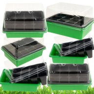 MINISZKLARNIA DO KIEŁKOWANIA – INSPEKT NA ROZSADY 12 KOMÓR 4x4 CM