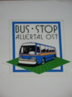 AUTOBUS naklejka z PRL