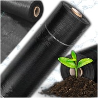 AGROWŁÓKNINA CZARNA PRZECIW CHWASTOM AGROTKANINA ANTYCHWASTOWA 70G 50M
