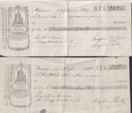 Włochy , weksle świata, weksle z ok 1906 /SZ20/