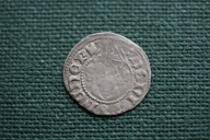 Hennig Sharpenberg 1424–1448 AD szyling Ryga Zakon Kawalerów Mieczowych