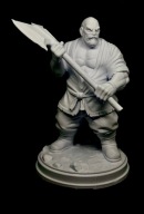 Metin2 Gu-Ryung Czarnego Wiatru – Figurka (15 cm) Druk 3D