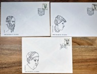 Znaczki Pocztowe - 3x LIST FDC POLSKA 1986 GŁOWY WAWELSKIE 20 40 200 zł