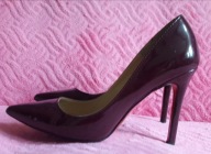Bordowe szpilki Christian Louboutin 37