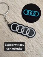 Breloczek Audi - Świeci w Nocy! 3d - Druk3d fidget Keychain mixGadzet