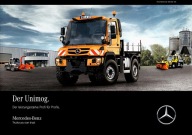 PROSPEKT MERCEDES-BENZ UNIMOG U 216/U 218. U 318 BIS U 530