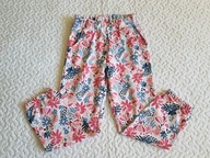 Lupilu spodnie dresowe w kwiatki nowe roz 122-128