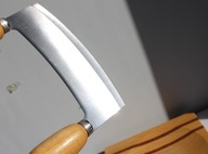 TASAK SIEKACZ DO ZIÓŁ BAKALII WARZYW NÓŻ KOŁYSKA DESKA DREWNIANA PRL