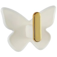 WIESZAK WODOODPORNY HACZYK SAMOPRZYLEPNY MOCNY BEŻOWY UCHWYT MOTYL