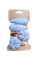 Spinki do włosów dla niemowląt dziewczynek szydełkowe kwiatki 4 szt.