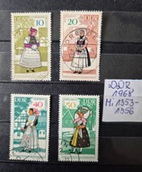 Znaczki pocztowe DDR 1968, Mi.1353-56