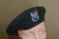 Beret Wojsk Specjalnych orzełek haft metalizowaną srebrną i złotą nicią