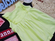 Little Kids - cytrynowa bluzeczka falbanki , lato r 92