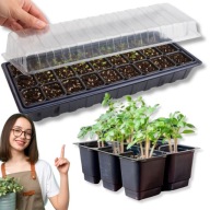 MINI SZKLARNIA SZKLARENKA DOMOWA OGRODOWA NA PARAPET DO WYSIEWU NA BALKON