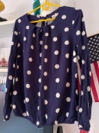 T Billie & Blossom groszki XL granatowa