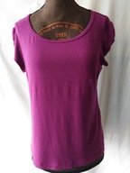 T-shirt w kolorze fuksjii - M/L