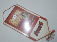 PROPORCZYK RTS WIDZEW ŁÓDŹ PRL PAMIĄTKA ZŁOTE BUTY ROMAN WÓJCICKI 1983/1984