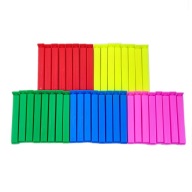 40szt. KLIPSY do ZAMYKANIA torebek opakowań żywności przypraw ZAPINKI kolor