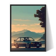 Ford Escort RS Cosworth Plakat/Obraz w Ramce 40x30cm Prezent dla faceta