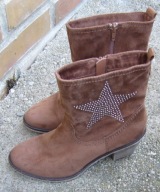 Graceland damskie botki z gwiazdą rozm.38 jak nowe