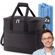 TORBA TERMICZNA TERMOIZOLACYJNA PODRÓŻNA LODÓWKA TURYSTYCZNA + 2x WKŁADY
