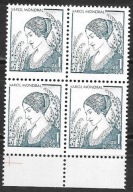 $$1979 POLSKA GRAFIKA Fi 2461 P1** czwórka - margines / gw - FISCHER 800 zł