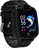 DA217 Smartwatch Dziecięcy 4G GPS Połączenia SOS Kamera Wi Fi Czarny