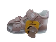 Sandały dziewczęce skórzane sandałki dziecięce SKÓRA, różowy rozmiar 21