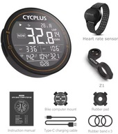 Licznik rowerowy Cycplus M2 + uchwyt wspornik Cycplus Z1 + czujnik tętna H1