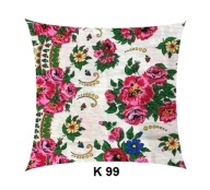 Poszewka z kory 40x40 jasiek z bawełny gofrowanej K 99 góralska halka biała