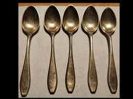 5 srebrnych małych łyżeczek pr 800