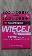 Złoty numer T-mobile prosty numer starter zestaw dwóch numerów łatwe numery