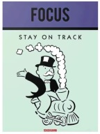 Plakat „Monopoly Motivation” – Motywacyjny Plakat z Cytatem