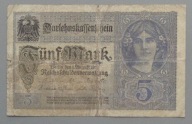 Niemcy 5 marek z 1917 roku , ŁADNY