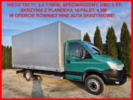 Iveco 70C17 3.0 170KM Plandeka 10 palet Skrzynia 5m DMC 3,5t Sprowadzony S