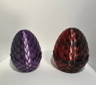 Jajo 3D „Dragon Egg” fioletowe / opcjonalnie + smoczek