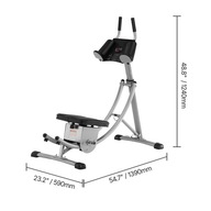 Trenażer Kołyska Mięśni Brzucha Nośność 200KG Regulowany Składane Czarny