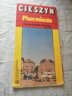 Cieszyn stary plan miasta autobusy