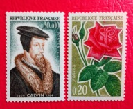 FRANCJA 1964 Kalwin + róża czyste**