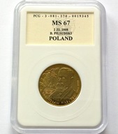 2 ZŁOTE 2008 BRONISŁAW PIŁSUDSKI / MS67 PCG